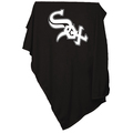 Logo Brands Chicago White Sox Sweatshirt Blanket 507-74